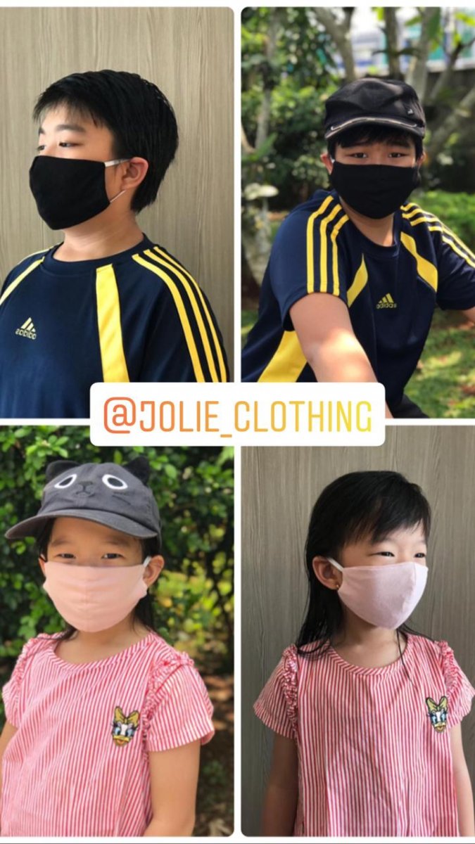 Masker Anak 2 Ply Jolie Clothing