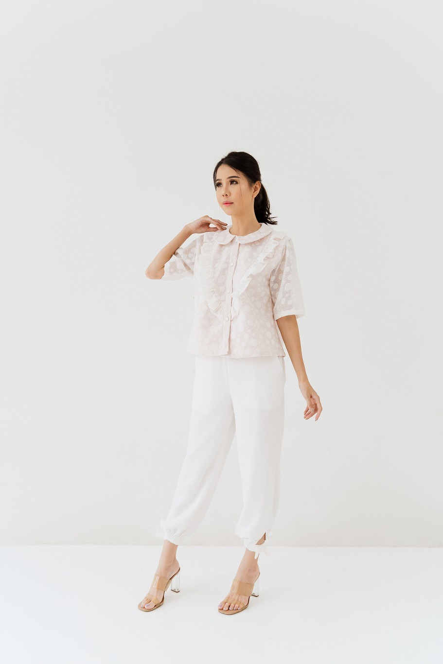 Brisia Top (White) | Jolie Clothing