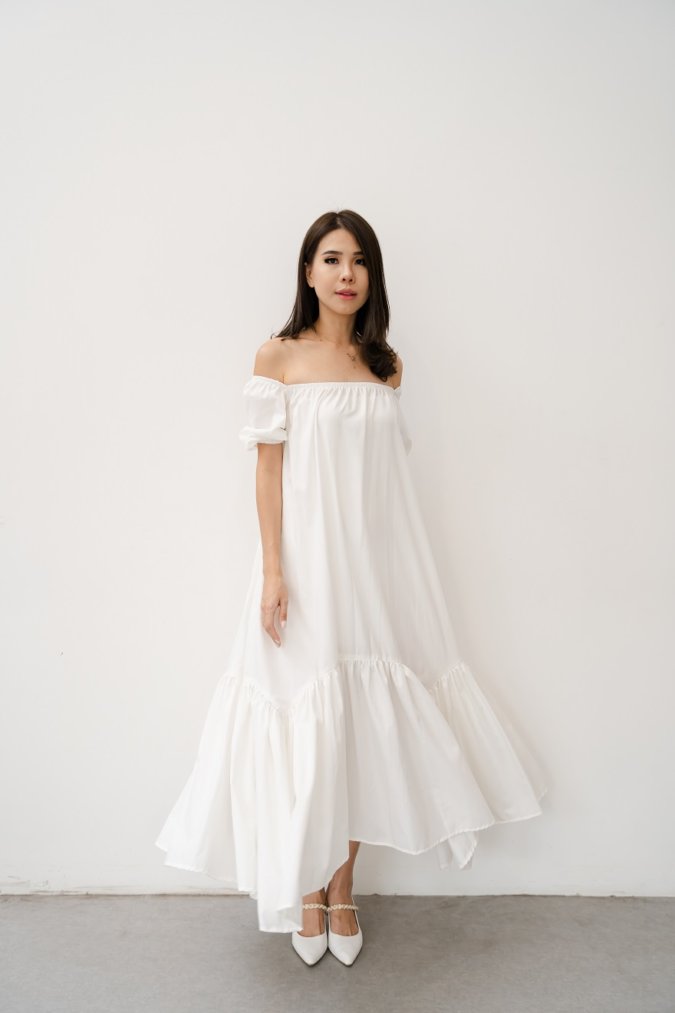 raine dress white 3
