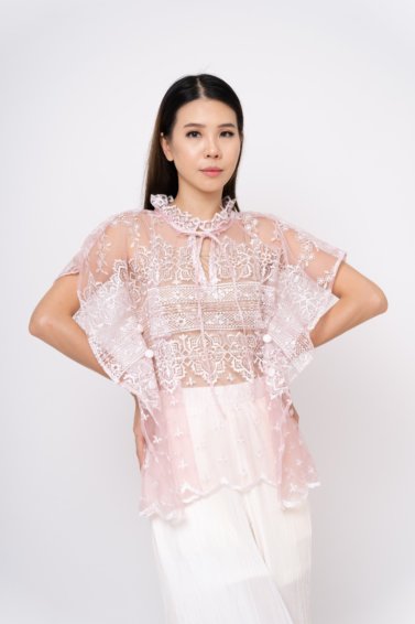 Embroidered Tulle